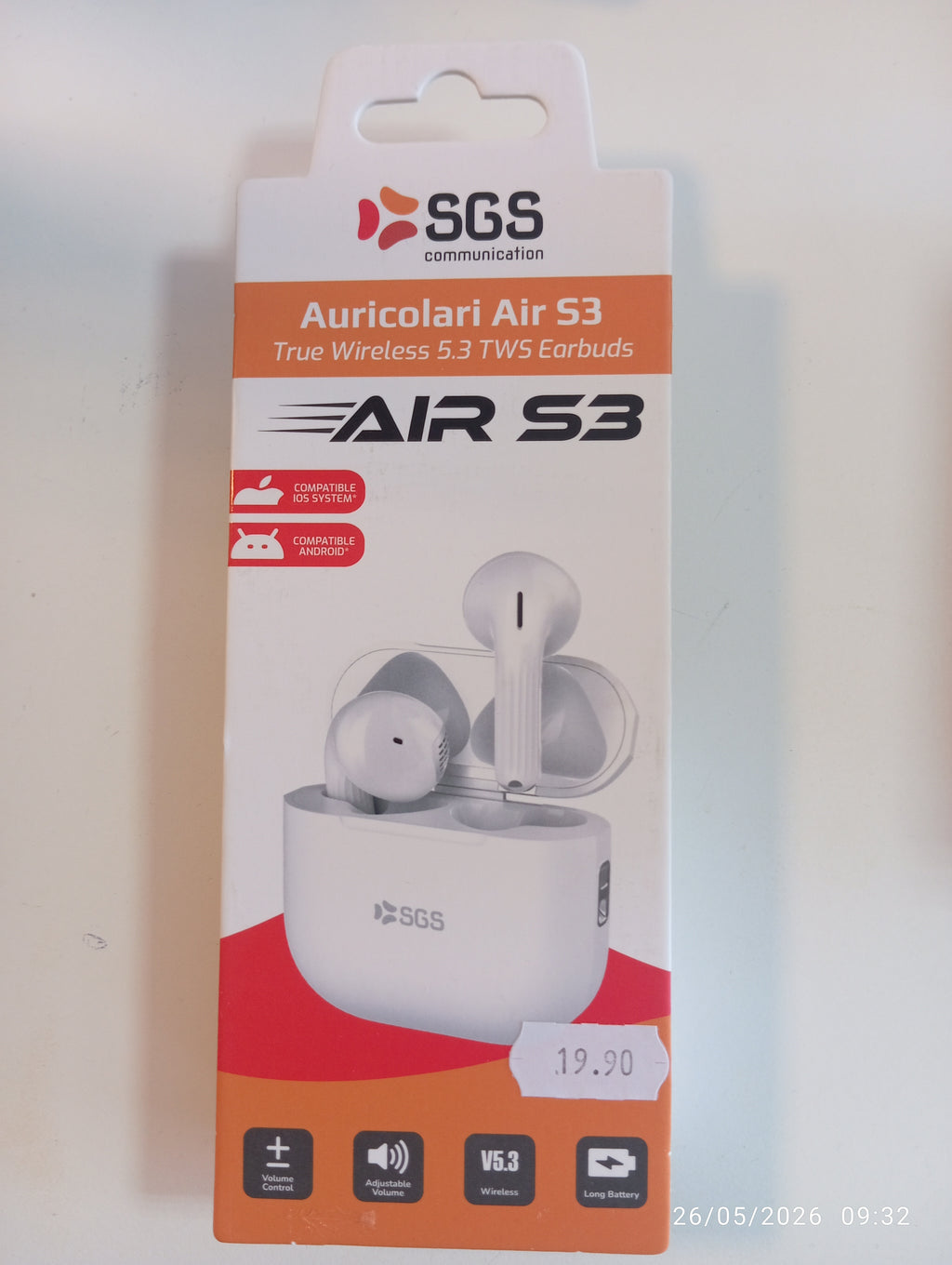 Auricolari Air s3